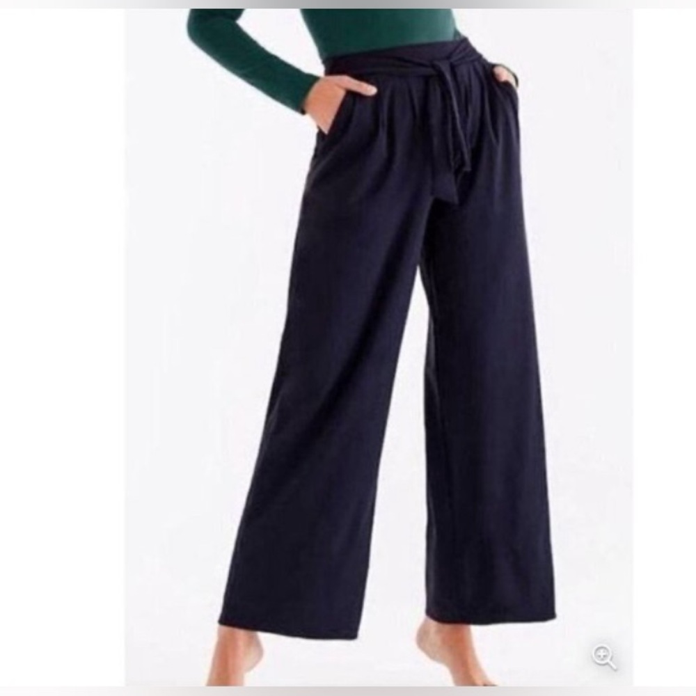Rare! Aday Navy Snap it Up Pants XS